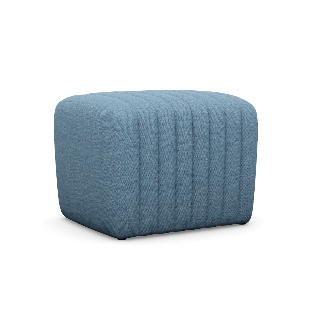Interlude Home Channel Ottoman Surf