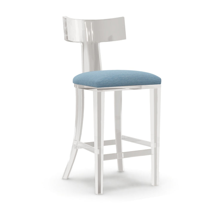 Interlude Home Tristan Acrylic Counter Stool Surf