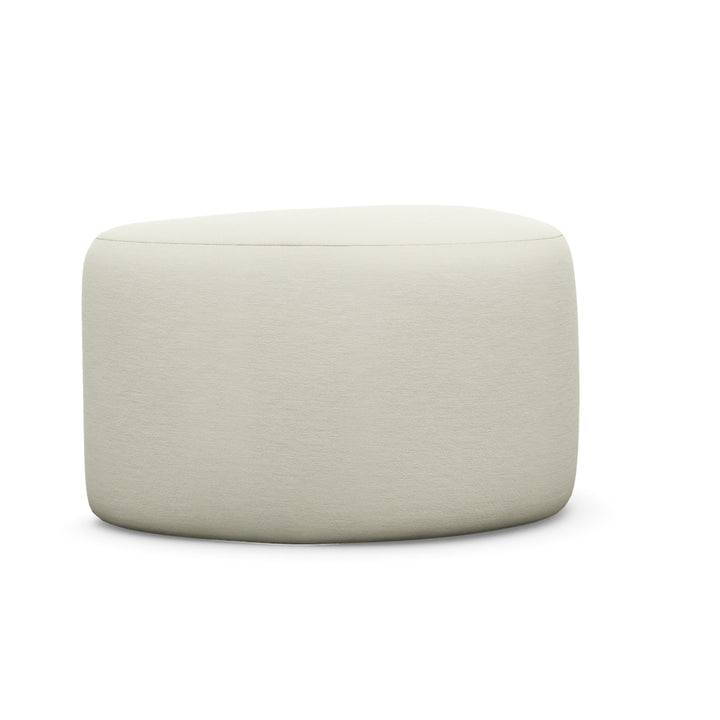 Interlude Home Carlisle Left Ottoman Pure