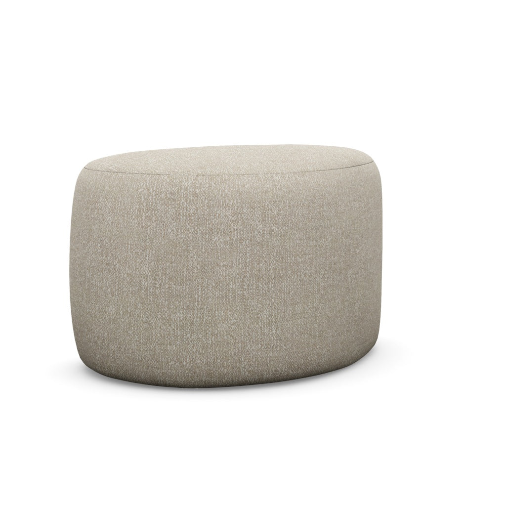Interlude Home Carlisle Right Ottoman Wheat
