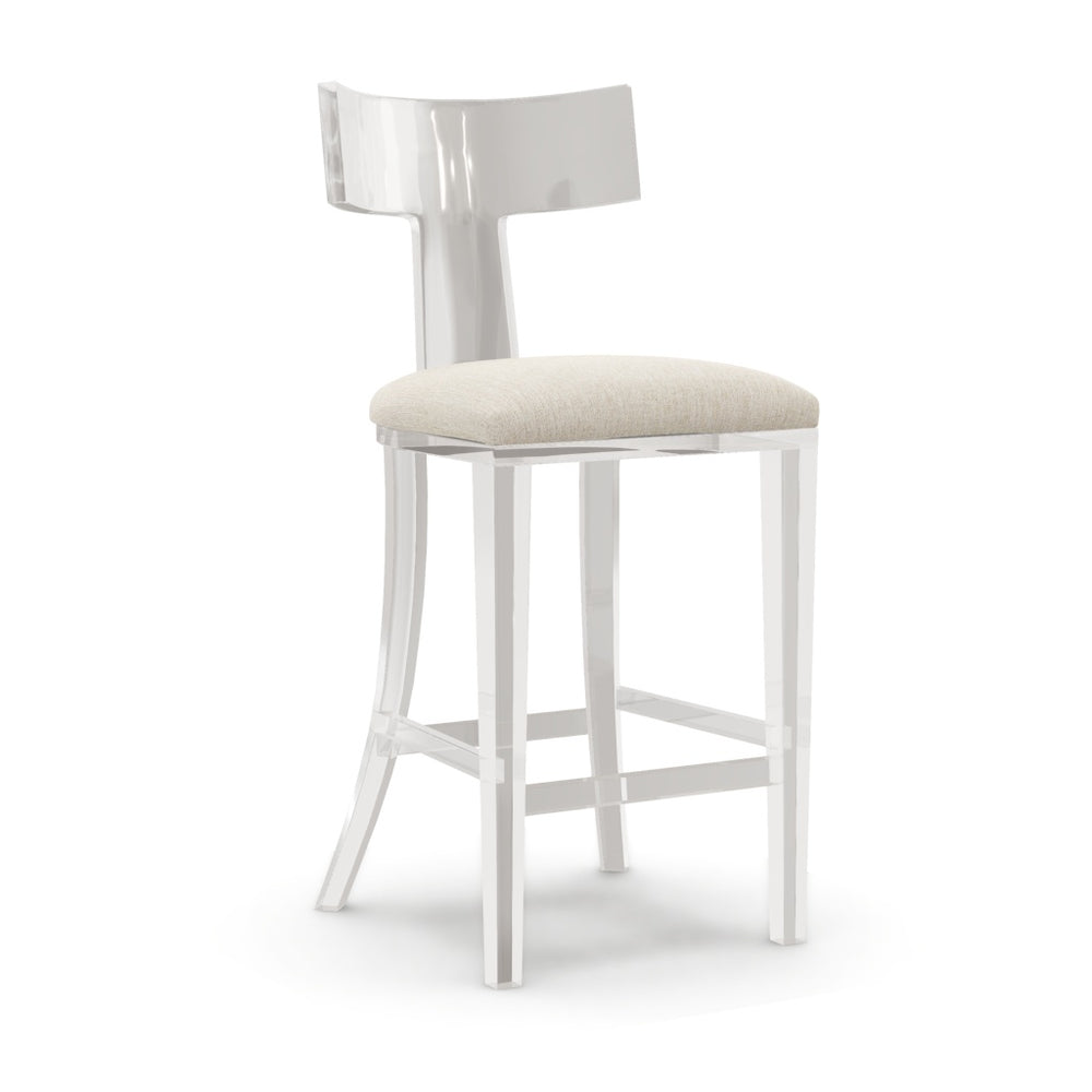 Interlude Home Tristan Acrylic Counter Stool Drift