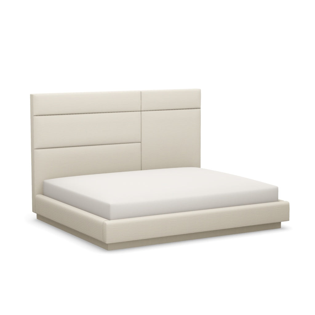 Interlude Home Quadrant California King Bed Pearl