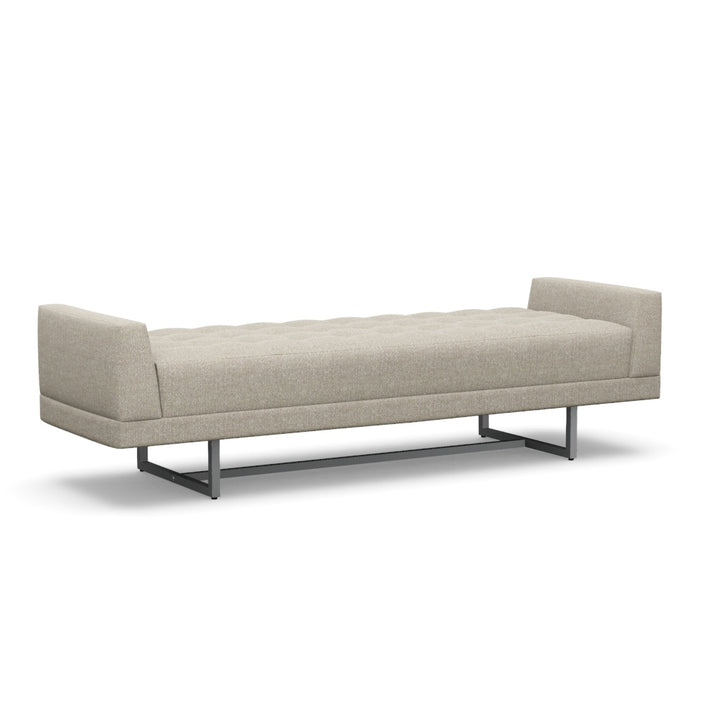 Interlude Home Luca King Bench Wheat