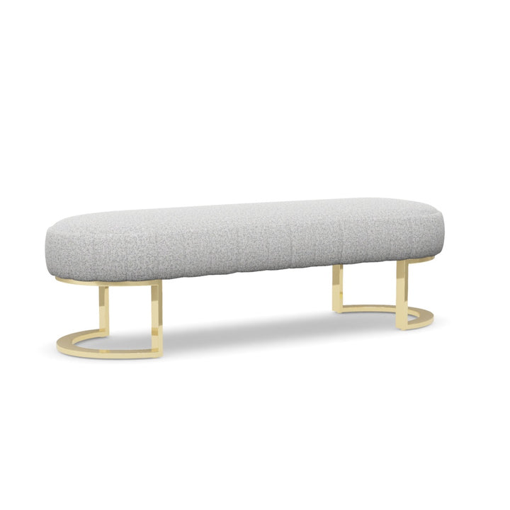 Interlude Home Harlow Bench Breeze
