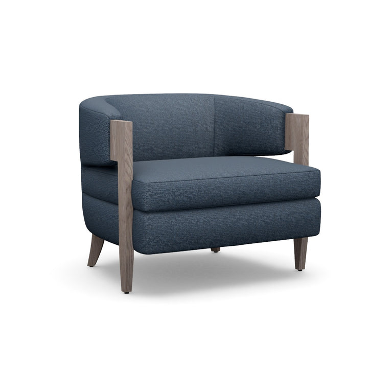 Interlude Home Kelsey Grand Chair Azure