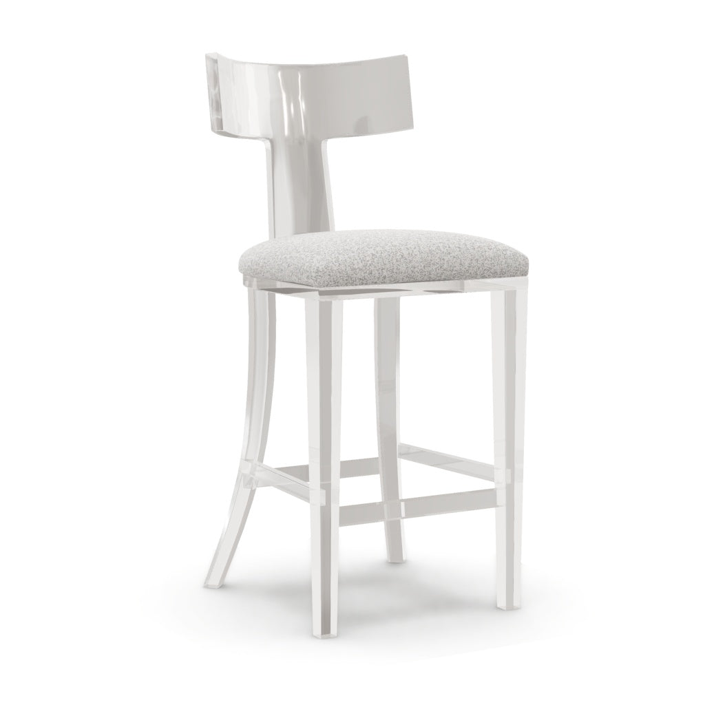 Interlude Home Tristan Acrylic Counter Stool Breeze