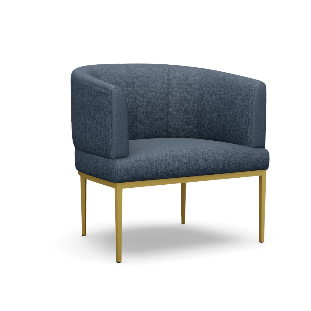 Interlude Home Martine Chair Azure