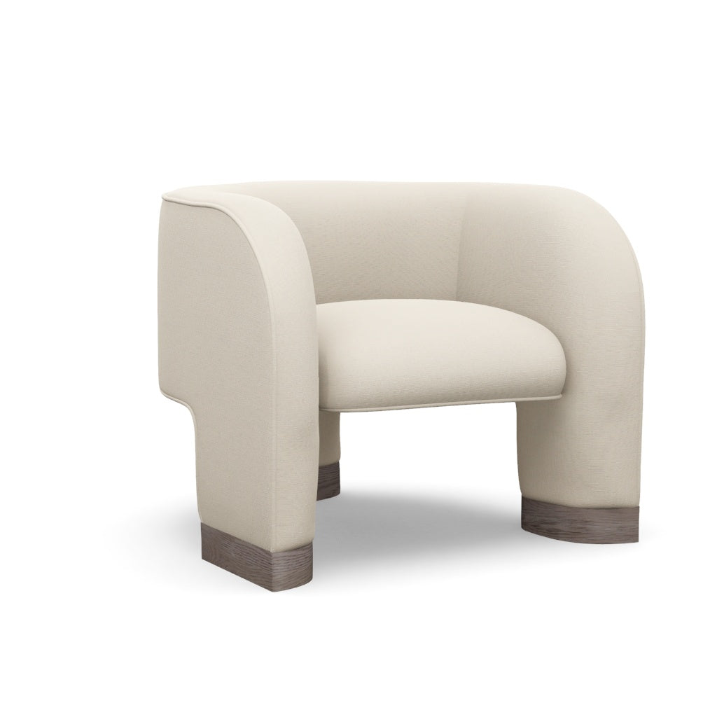 Interlude Home Trilogy Chair Pearl