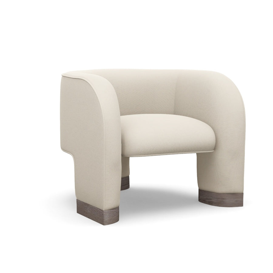 Interlude Home Trilogy Chair Pearl