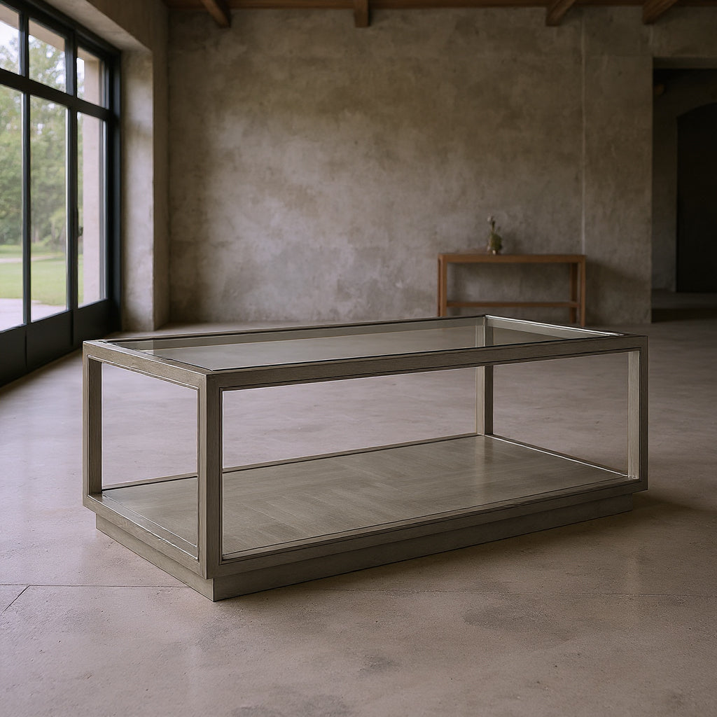 Glaze Rectangular Cocktail Table Quartz