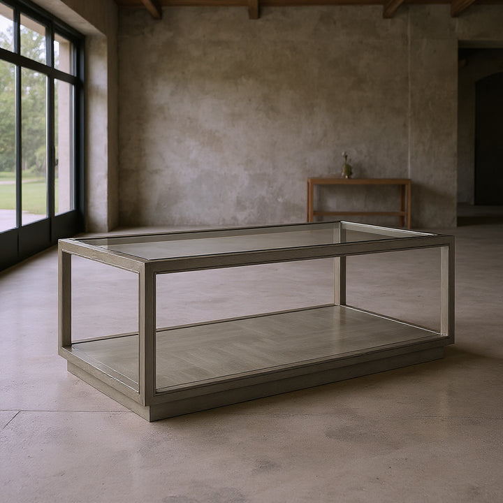 Glaze Rectangular Cocktail Table Quartz
