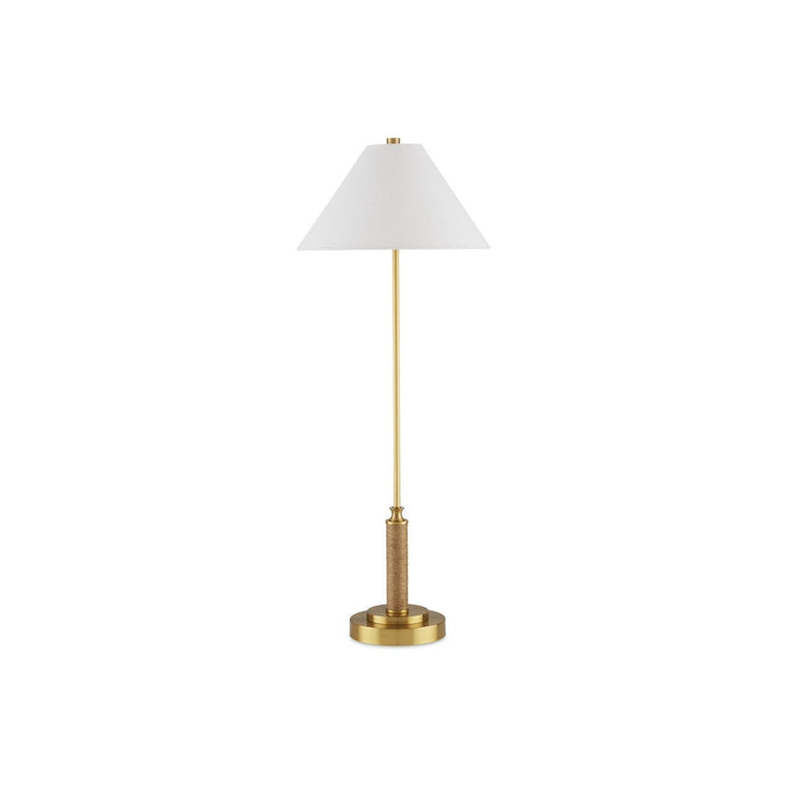 Ippolito Brass Console Lamp