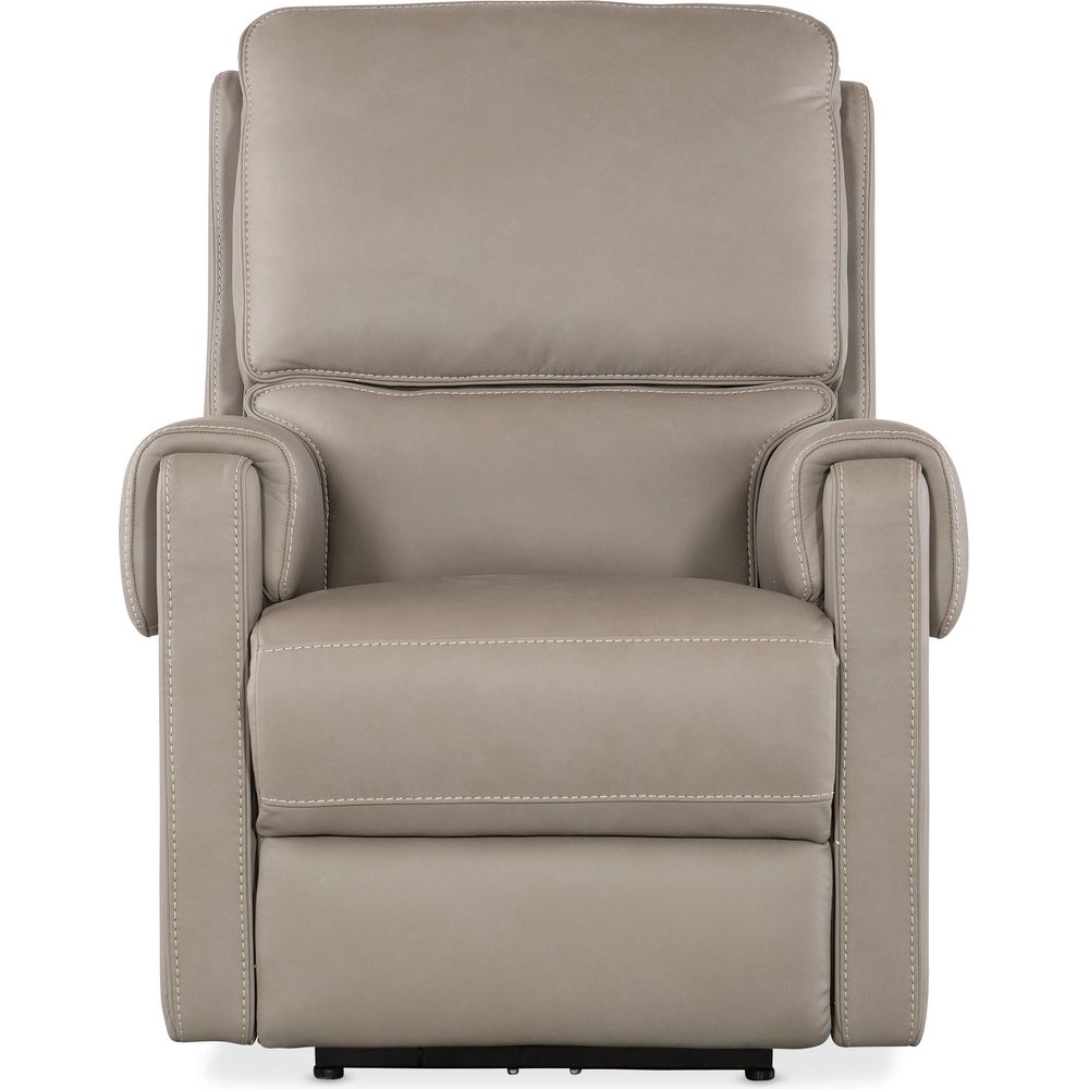 Lounge Chairs: Recliners Somers Power Recliner with Power Headrest - Grey