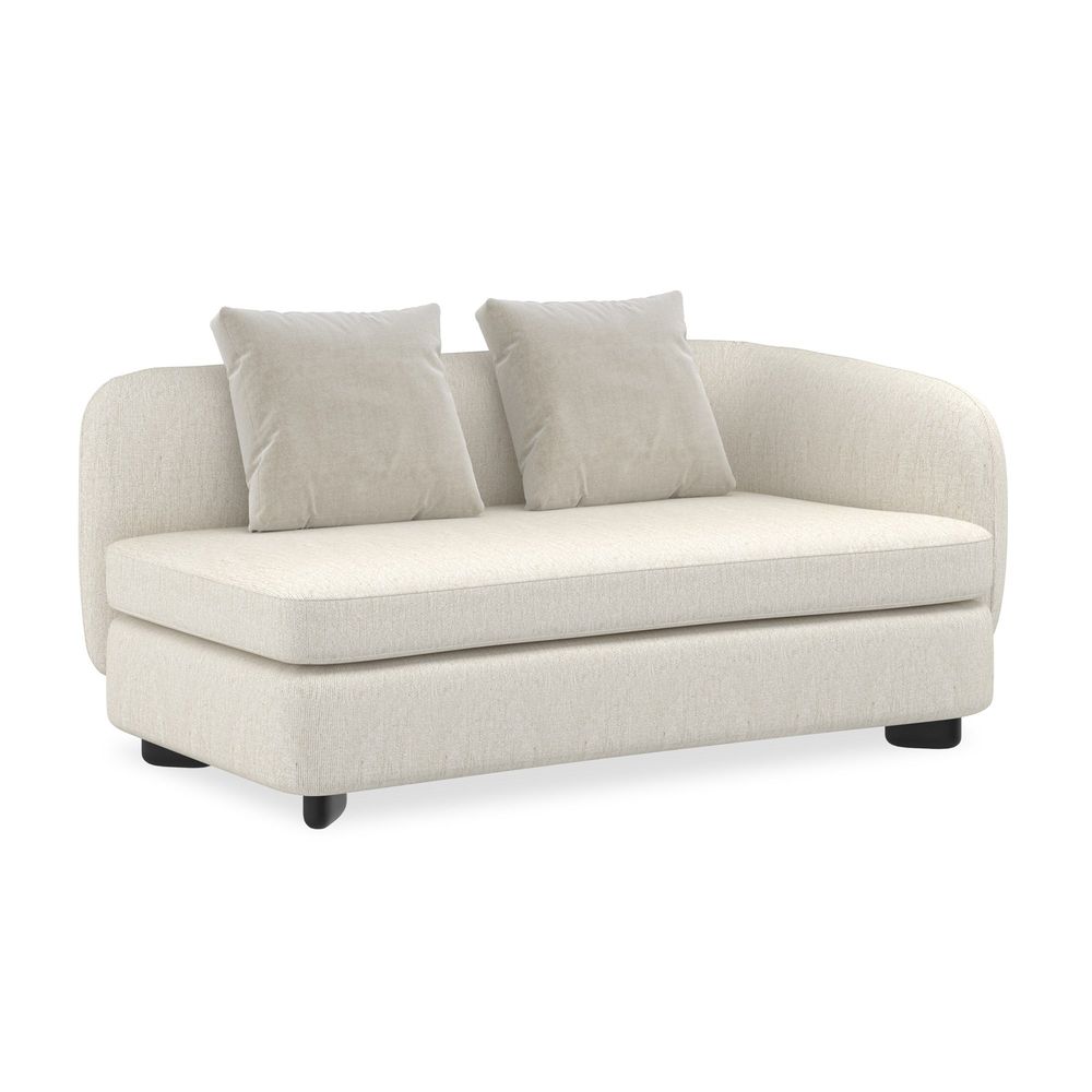Sectionals: Parts Glow Raf Loveseat - Black