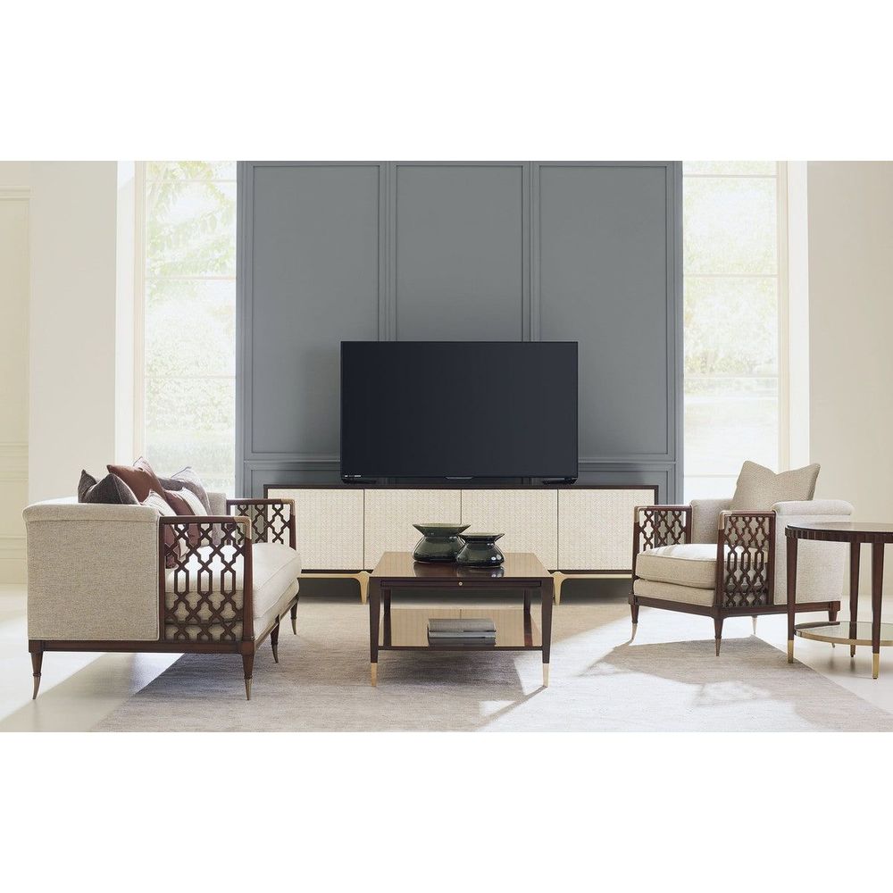 TV Stands & Media Consoles Visual Delight - Brown, Gold