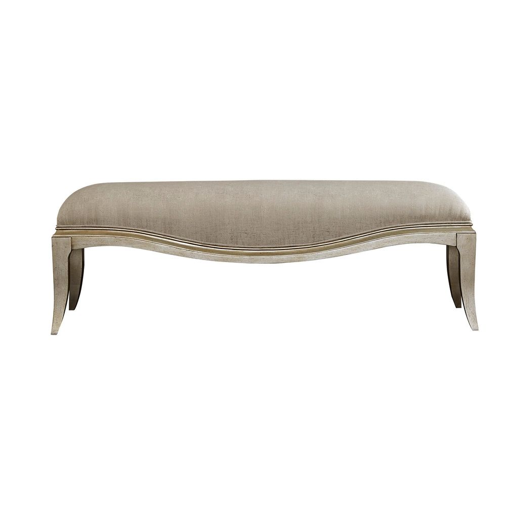 Starlite Bed Bench - Silver