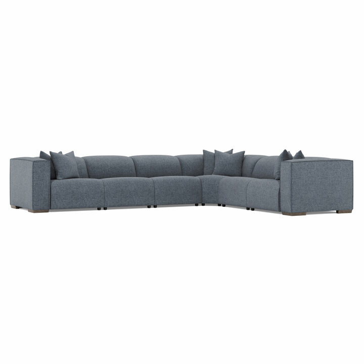 Bliss Fabric 6 Piece Power Motion Sectional Recliner