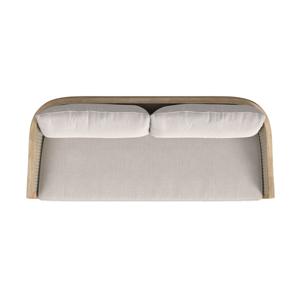 Cambria Sofa in Canvas Canvas w/ Self Welt