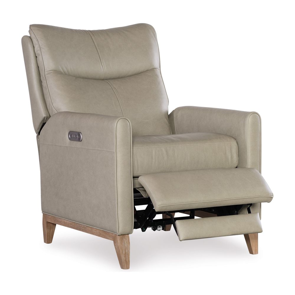 Hector Power Recliner with Power Headrest - Green