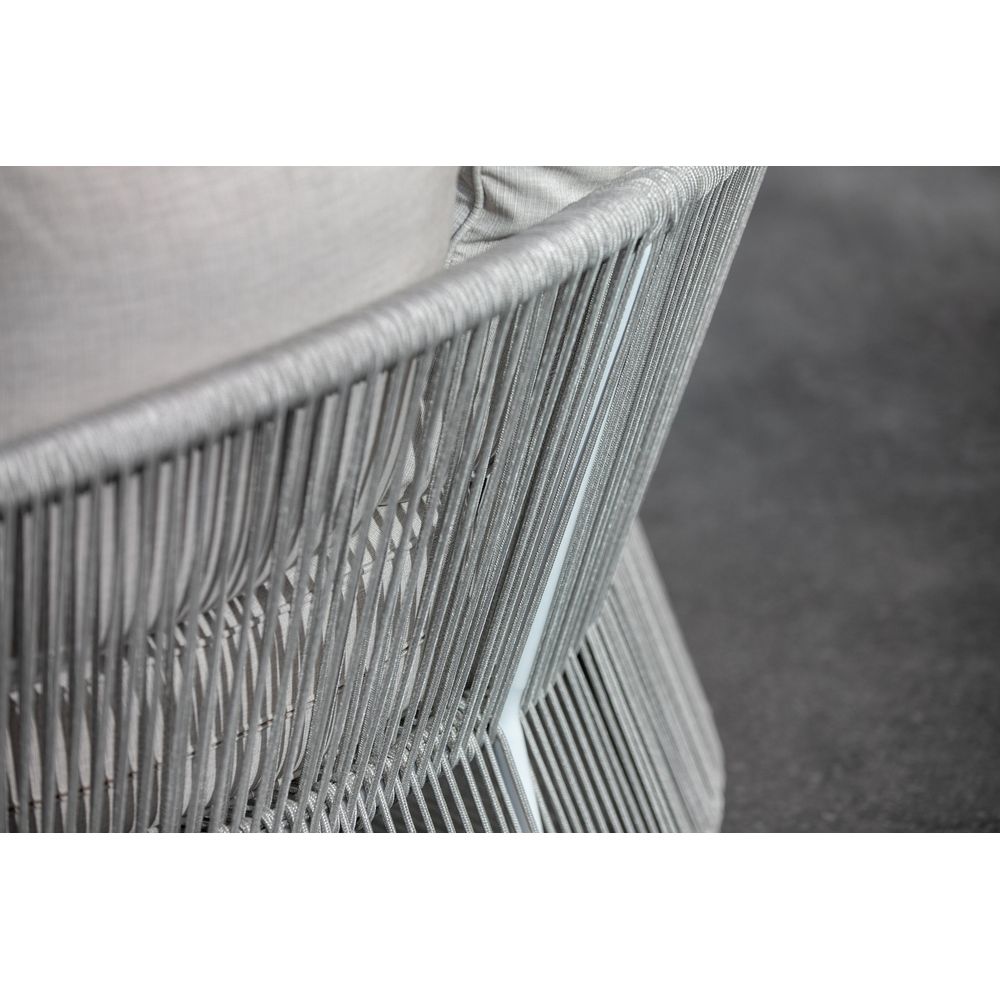 Outdoor Daybeds Miami Daybed in Echo Ash w/ Self Welt