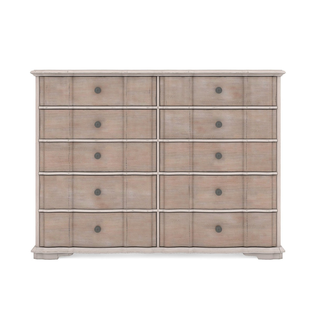 Alcove Master Chest - Brown, White