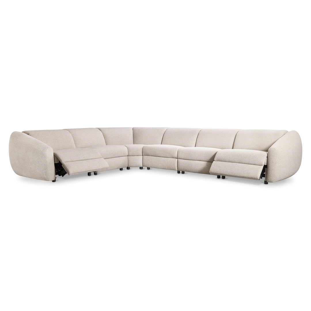 Avignon 6-Piece Fabric Power Motion Sectional Recliner