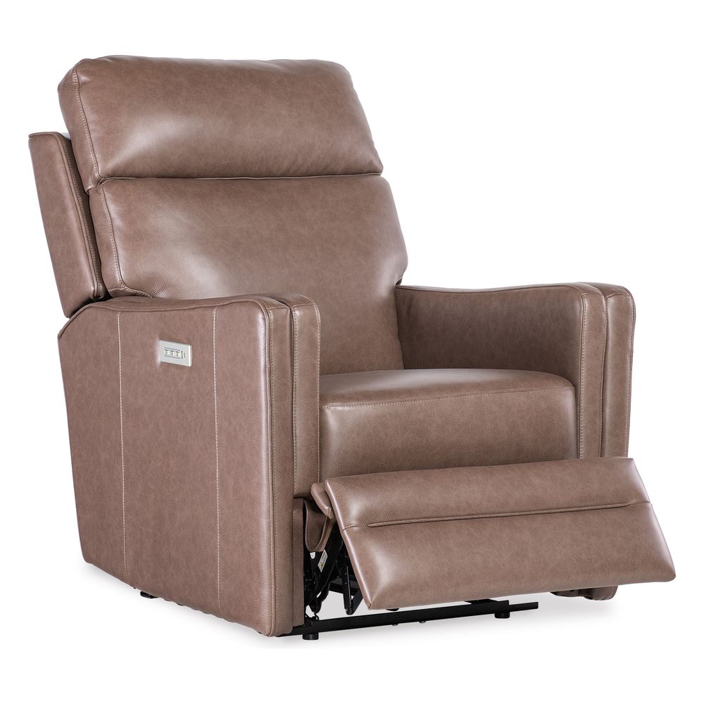 Lounge Chairs: Recliners Fletcher Zero Gravity Power Recliner w/Power Headrest and Lumbar - Brown