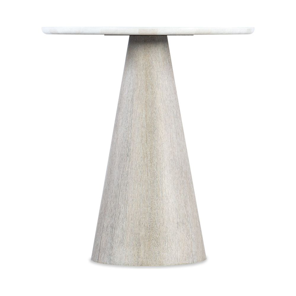Side Tables Pulse Round Accent Table - Light Wood