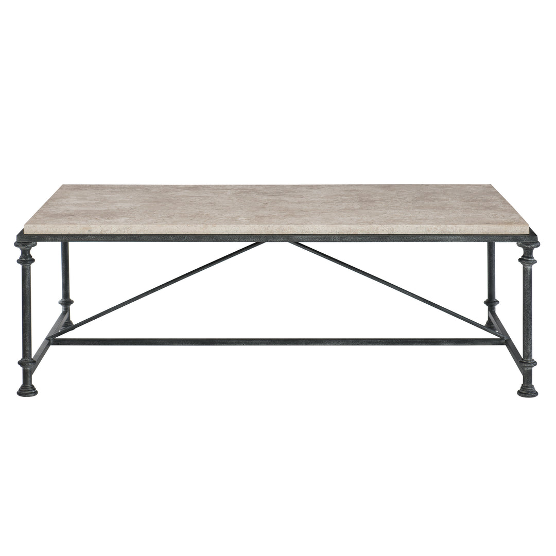 Galesbury Rectangular Metal Cocktail Table