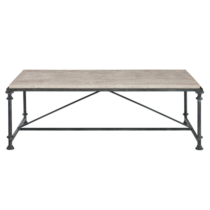 Galesbury Rectangular Metal Cocktail Table