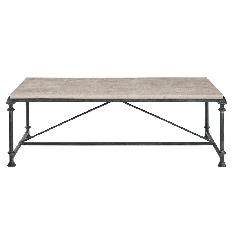 Galesbury Rectangular Metal Cocktail Table