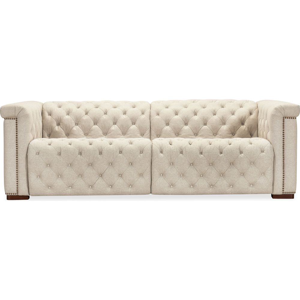 Sofas: Recliners Savion Deux LAF/RAF 2 over 2 Sofa with Power Recliners and Power Headrests - Beige