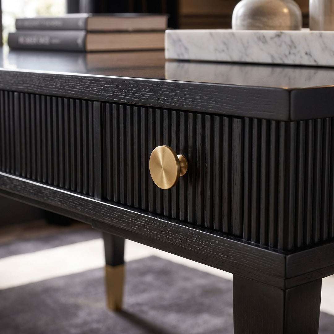 Boulevard Rectangular Cocktail Table — Raven Black