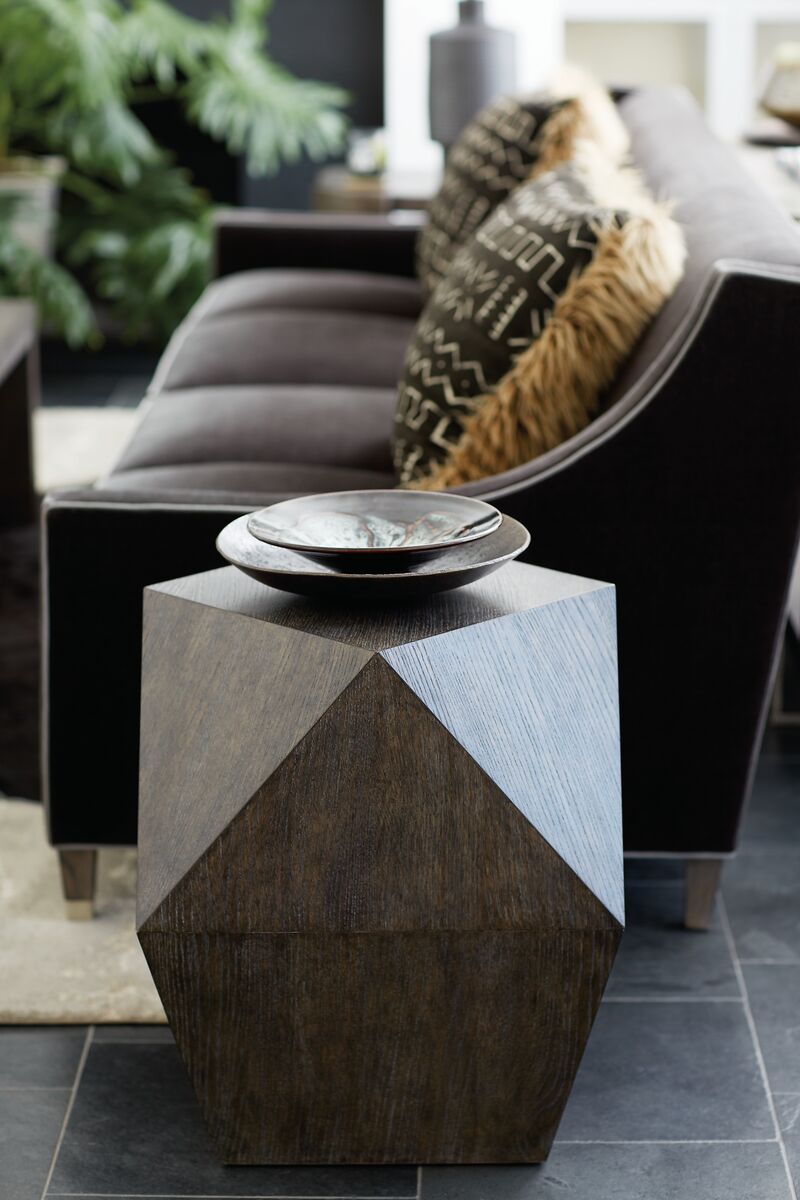 Linea Trapezoid End Table