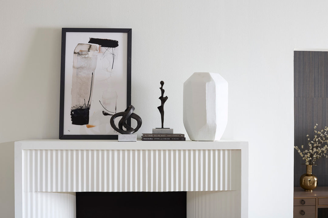 Vasa Large Vase, Ghost White
