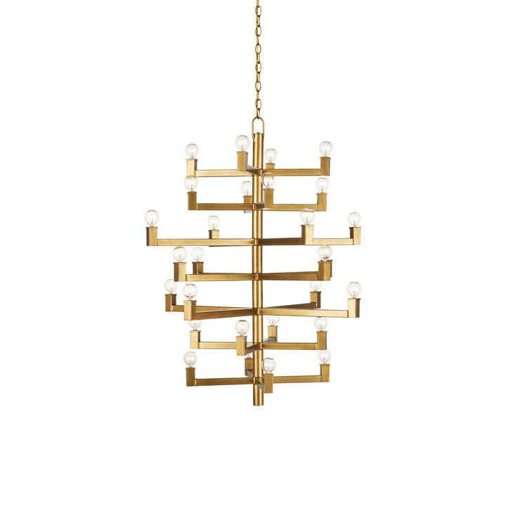 Andre Medium Brass Chandelier