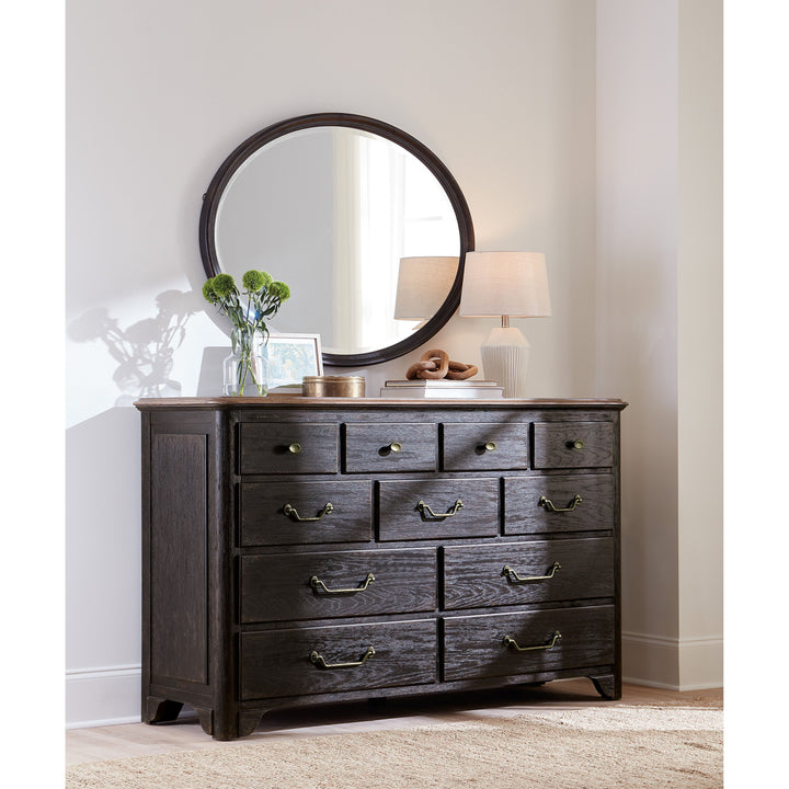 Wall Mirrors Heritage Oval Mirror - Blacks