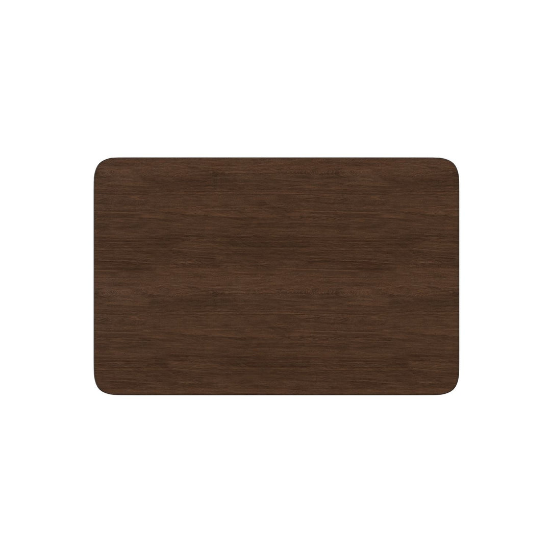 Verge Open Nightstand — Handcrafted Walnut