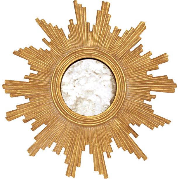 Wall Mirrors Versailles - 24" Diameter Gold Leafed Mirror