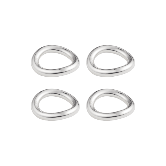 Set of 4 Knife / Chopstick Rests Vertigo Silver Plated Accessory