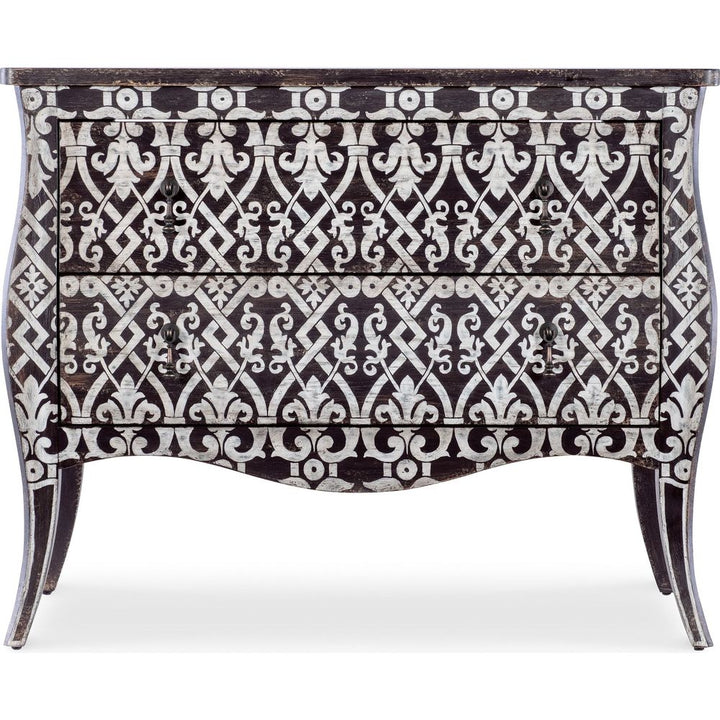 Dressers & Chests Americana Two-Drawer Bombay Accent Chest - Blacks