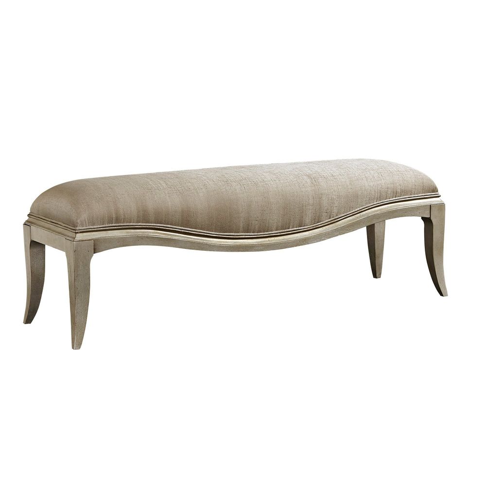 Starlite Bed Bench - Silver