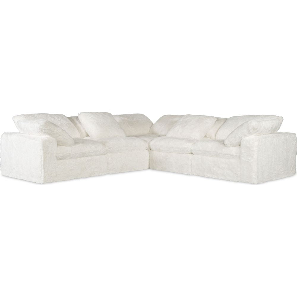 Barefoot 5-Seat Sectional - White