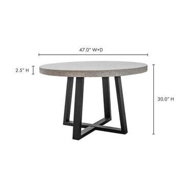 Vault Dining Table White-Moes-MOE-VH-1002-18-0-Dining Tables-9-France and Son