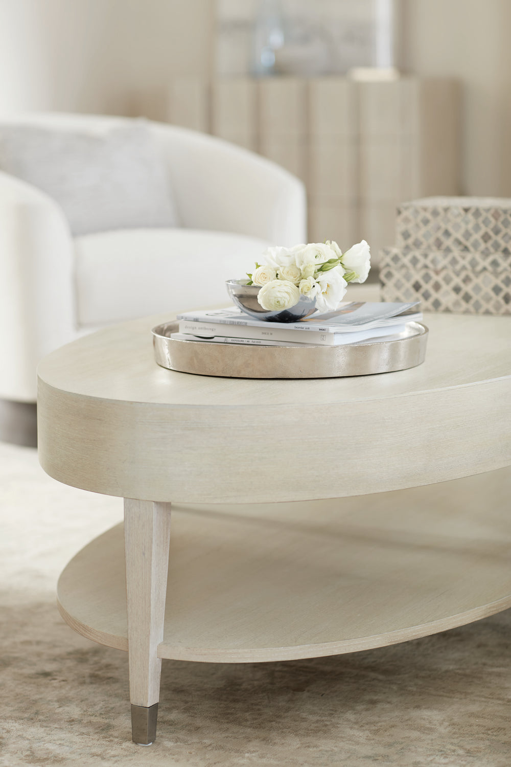 East Hampton Oval Cocktail Table