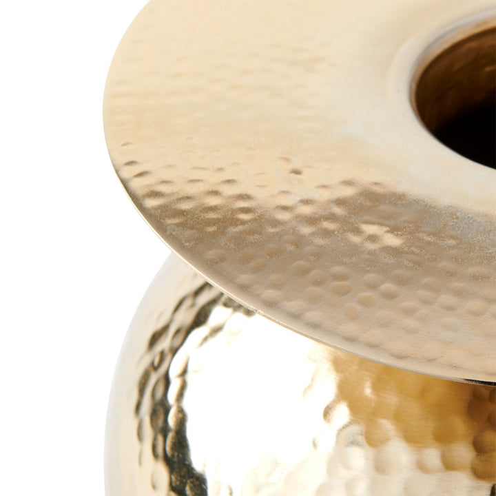 Vitale Medium Vase, Brass