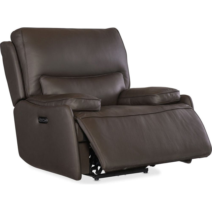 Lounge Chairs: Recliners Kramer Zero Gravity Power Recliner with Power Headrest - Brown