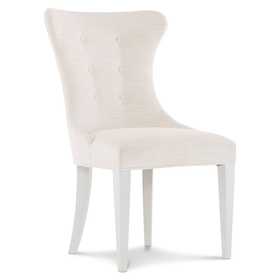 Silhouette Side Chair in Neutral Fabric