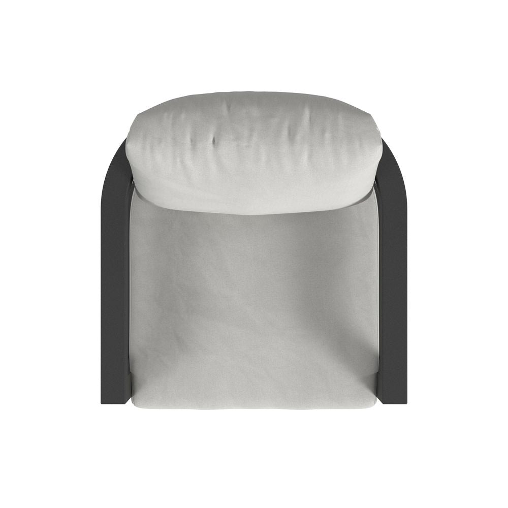 Malibu Dining Chair in Cast Silver