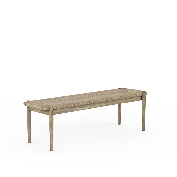 Frame Woven Bench - Brown